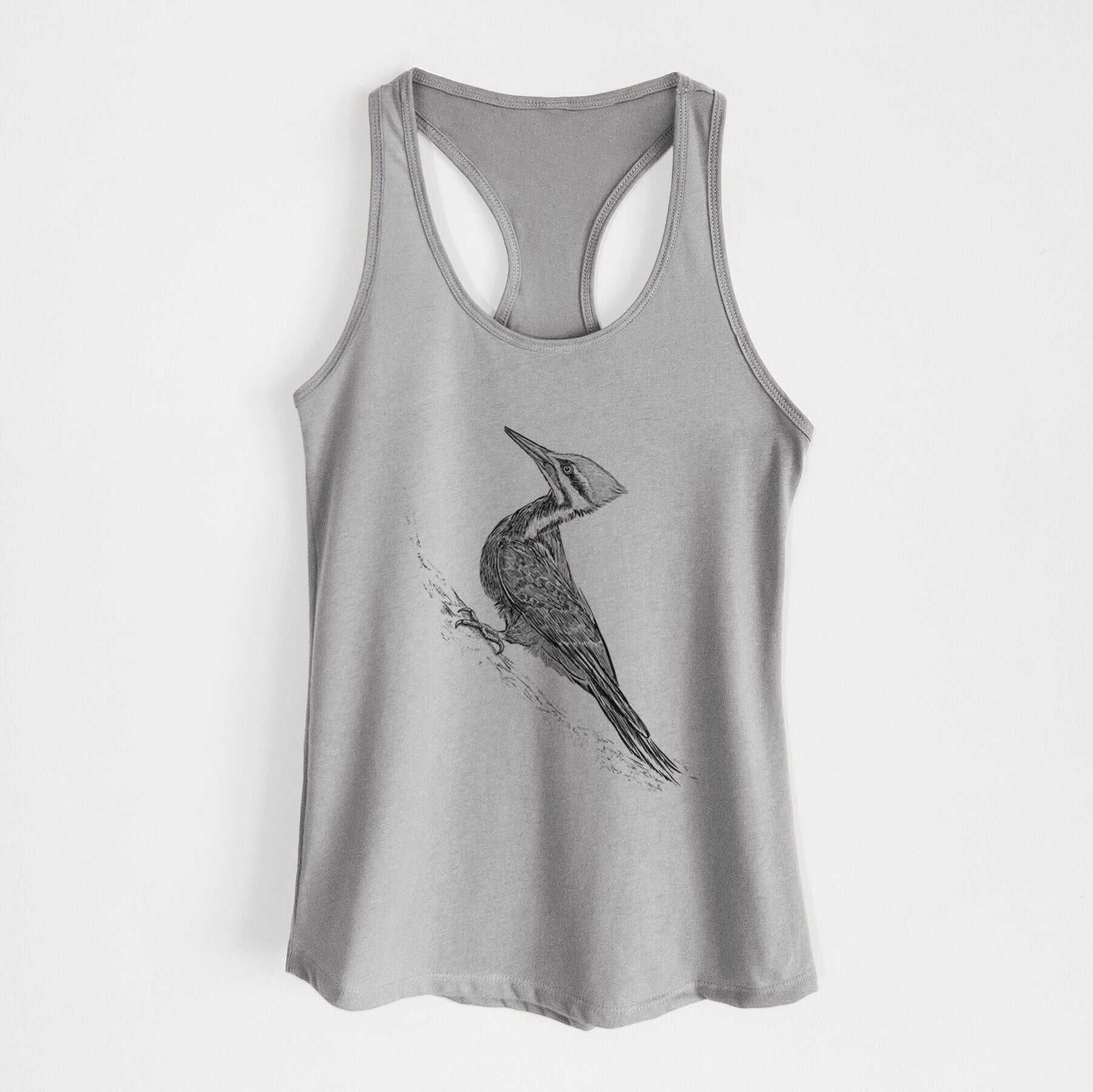 Pileated Woodpecker - Dryocopus pileatus - Women's Racerback Tanktop