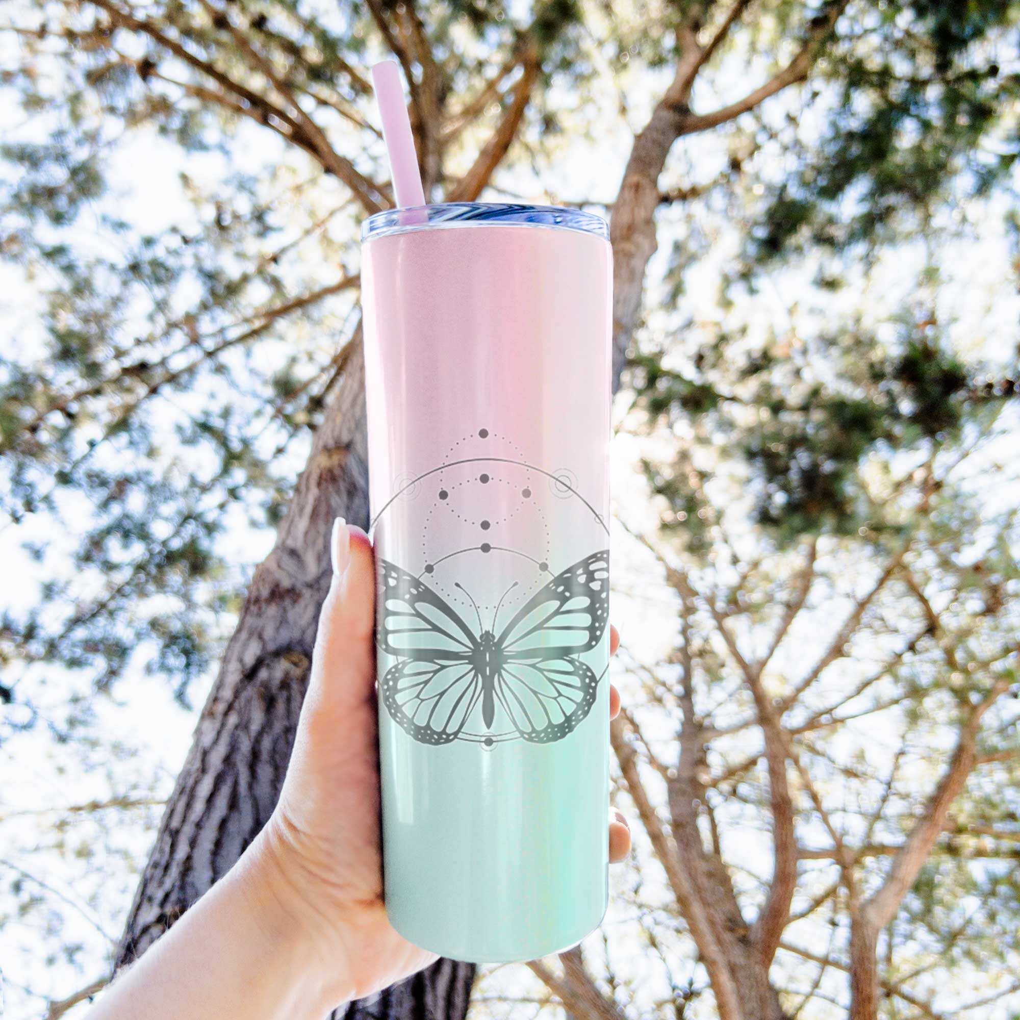 Monarch Symmetry - 20oz Skinny Tumbler