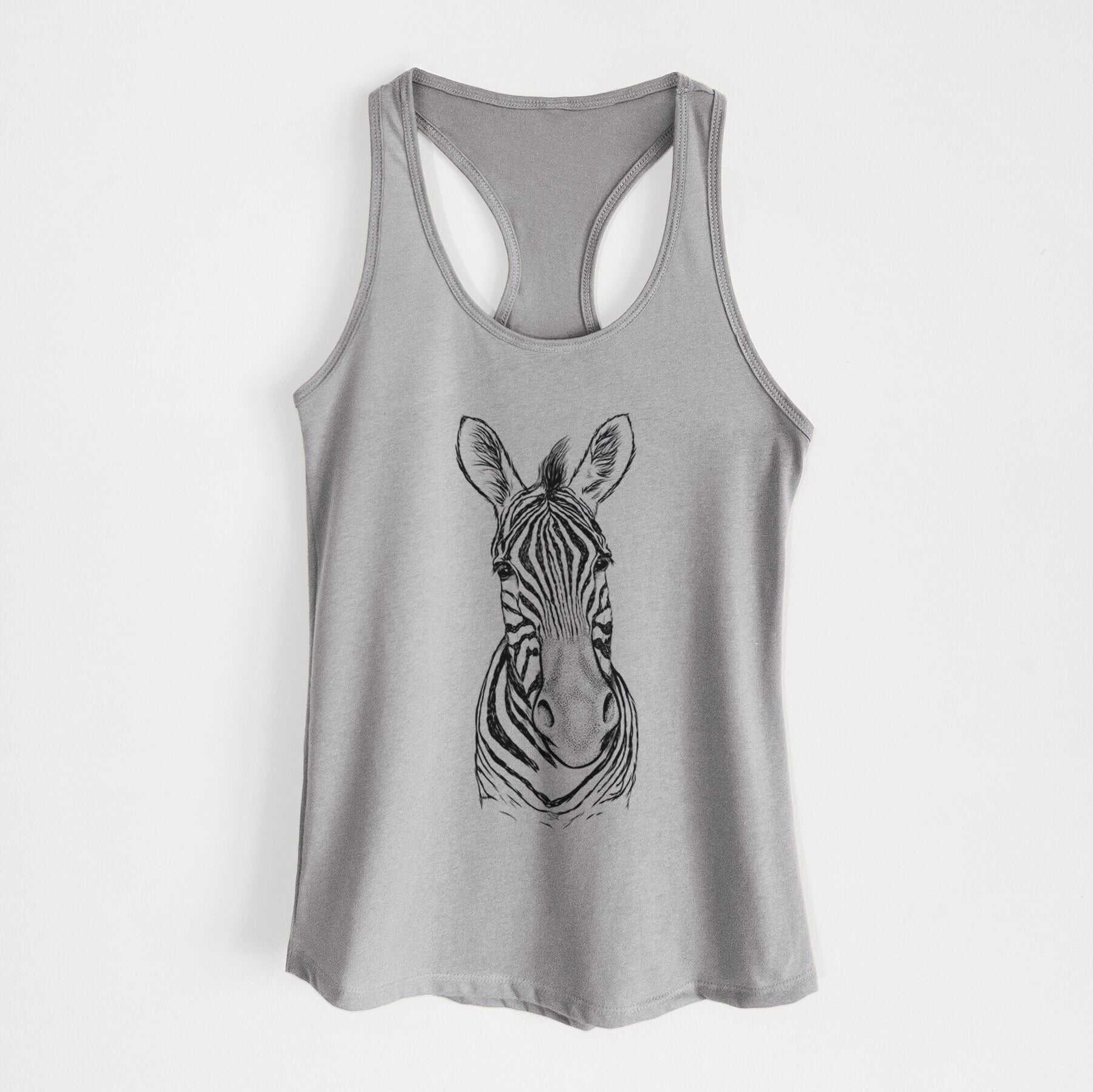 Damara Zebra - Equus quagga antiquorum - Women's Racerback Tanktop
