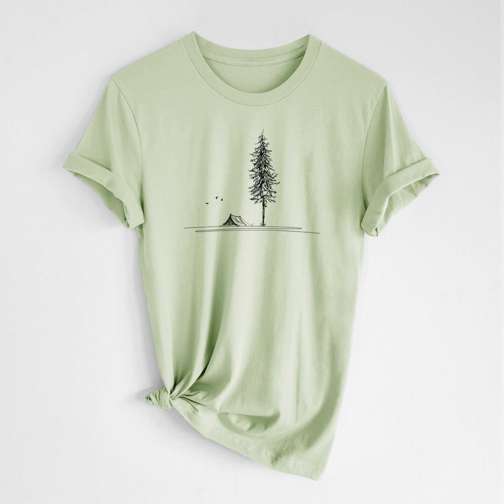Pine Camp Vista - Lightweight 100% Cotton Unisex Crewneck