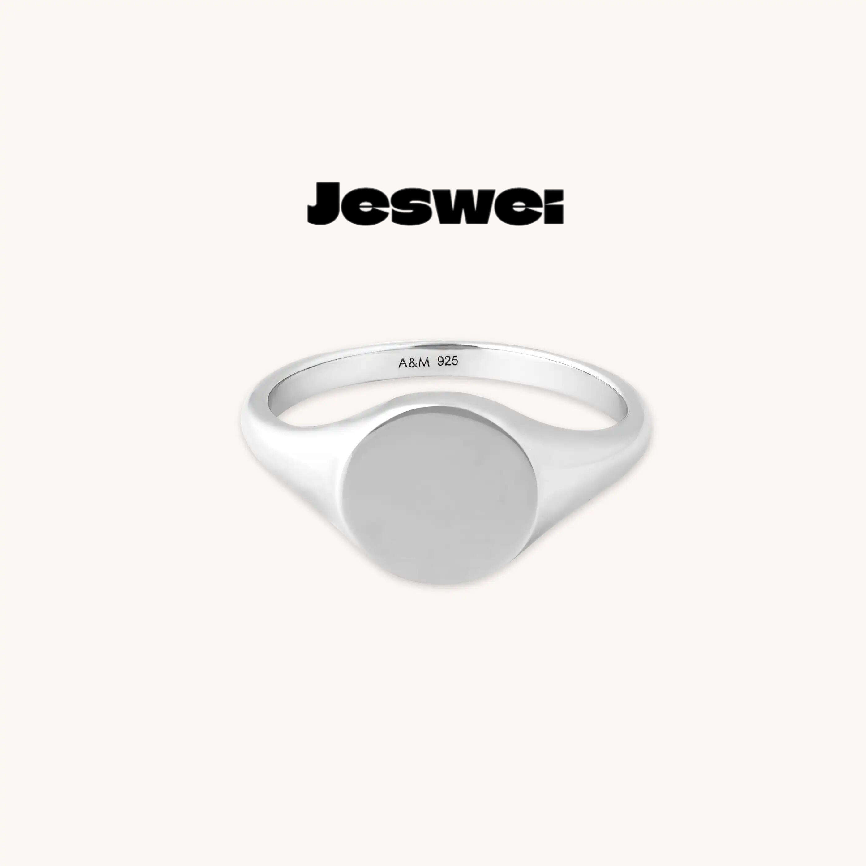 Orbit Signet Ring in Silver