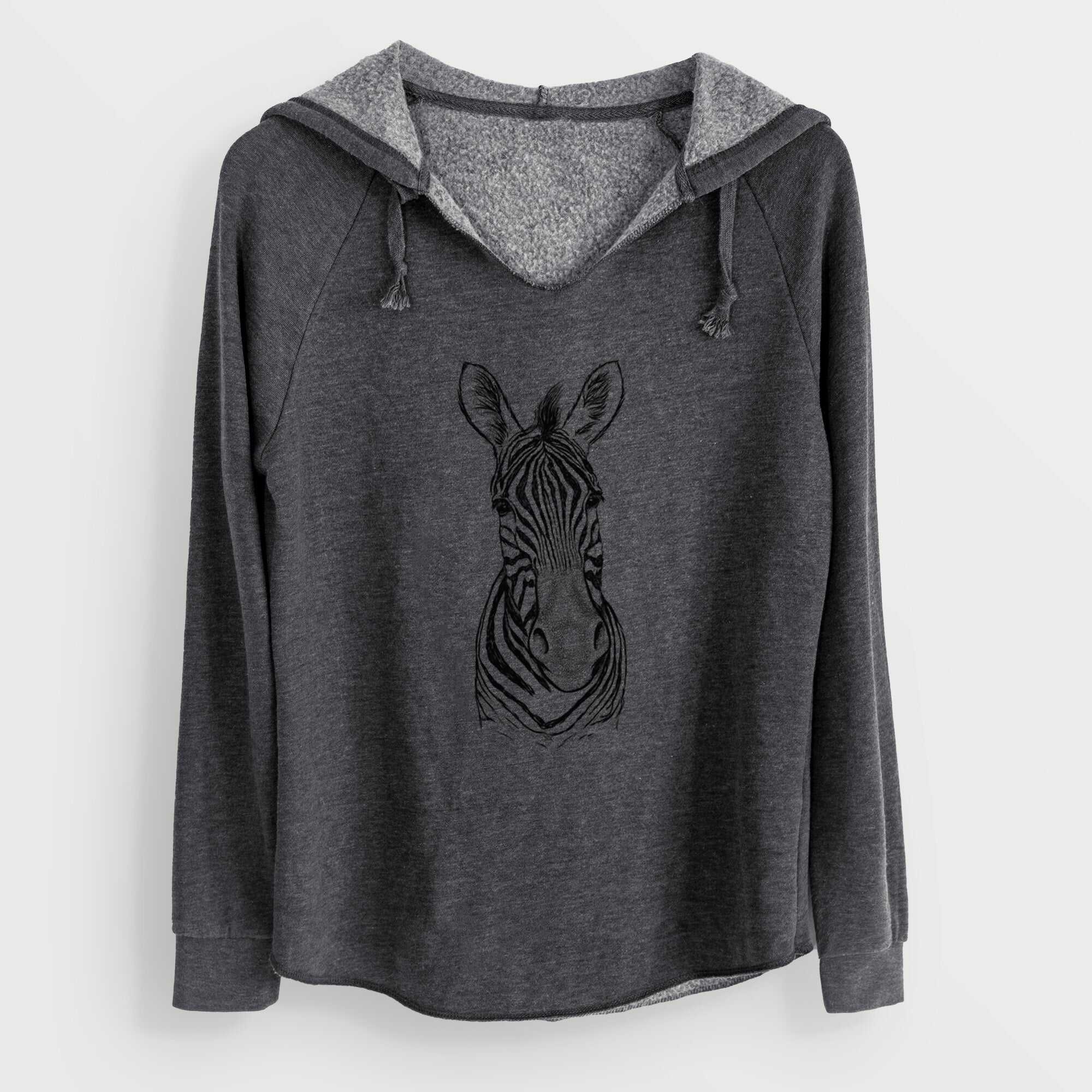 Damara Zebra - Equus quagga antiquorum - Cali Wave Hooded Sweatshirt