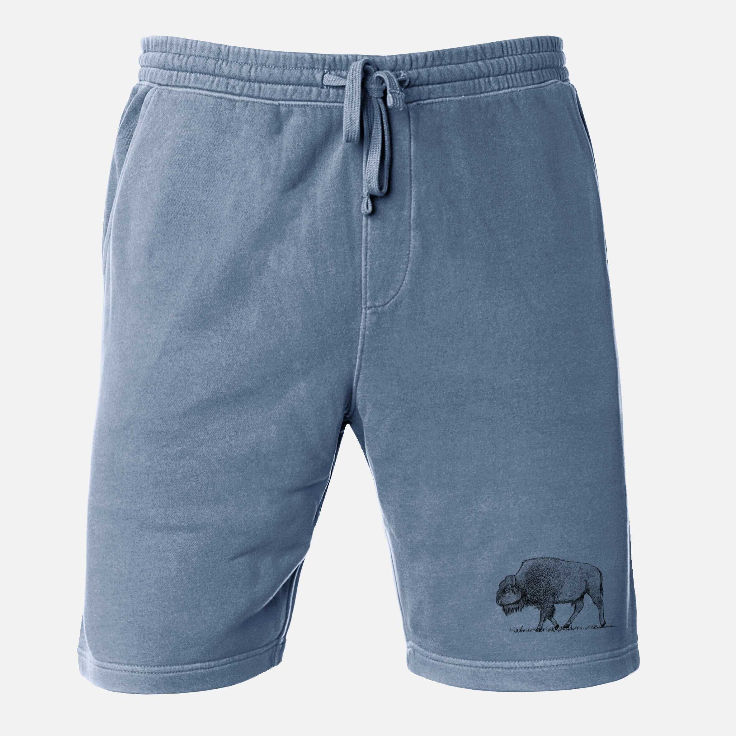 American Bison / Buffalo - Bison bison - Unisex Pigment Dyed Shorts