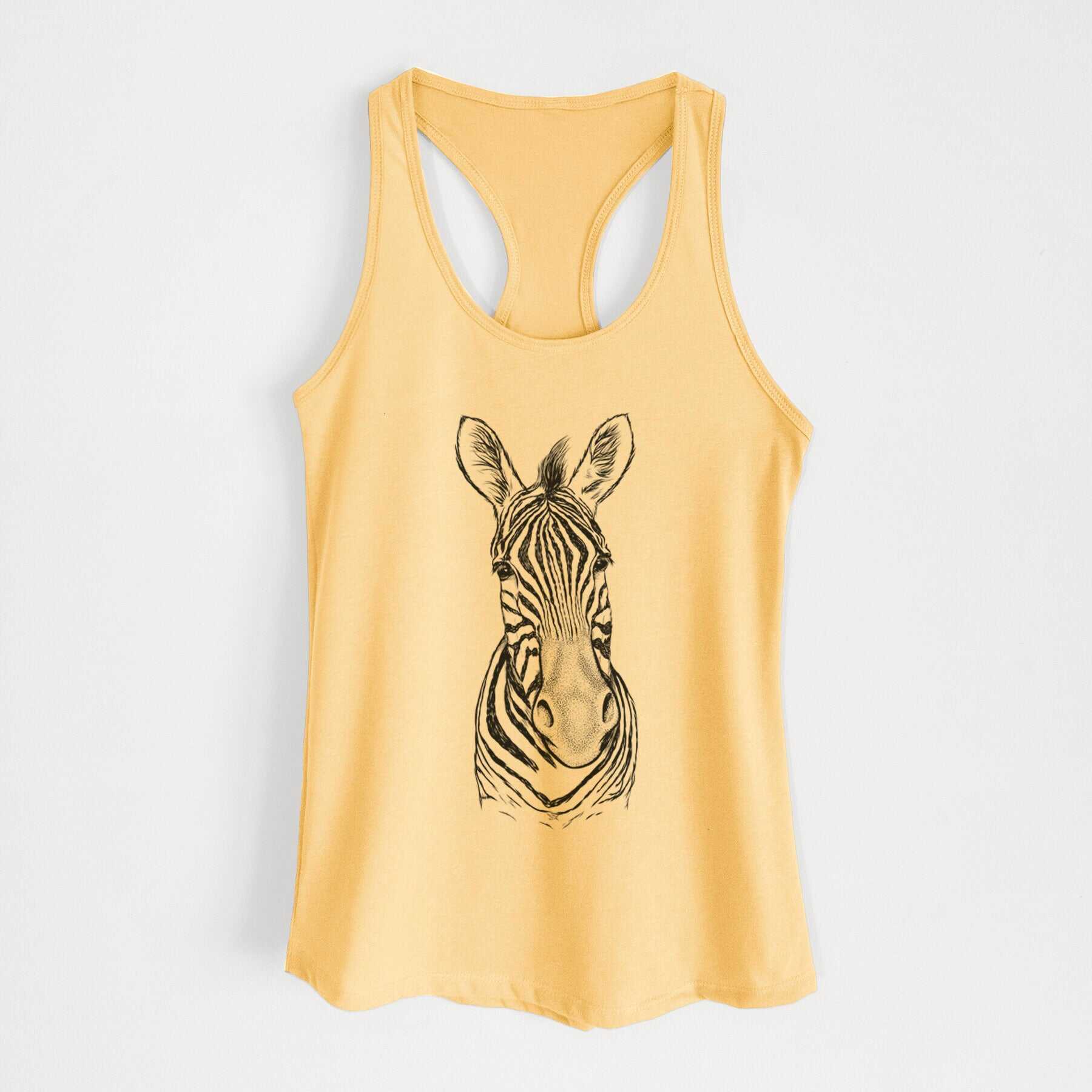 Damara Zebra - Equus quagga antiquorum - Women's Racerback Tanktop