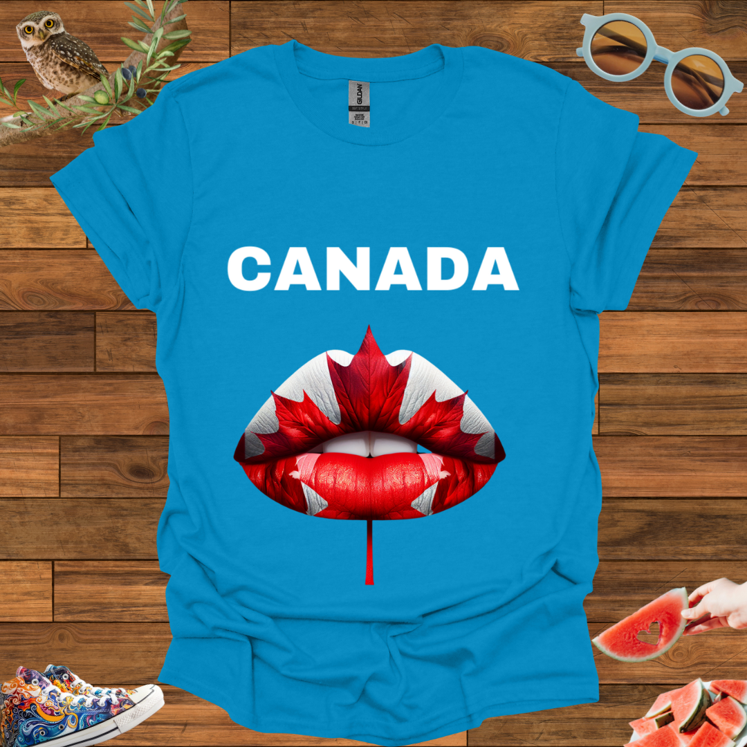 ZCKBDCanada lip T-Shirt