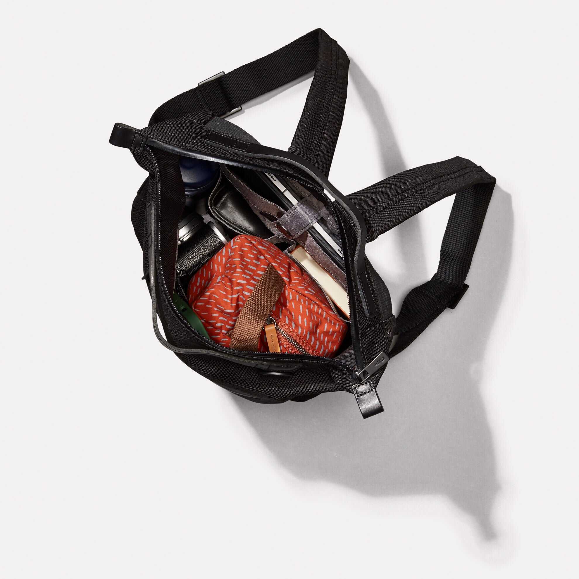 Mini Hoy Travel Cycle Recycled Backpack in Black