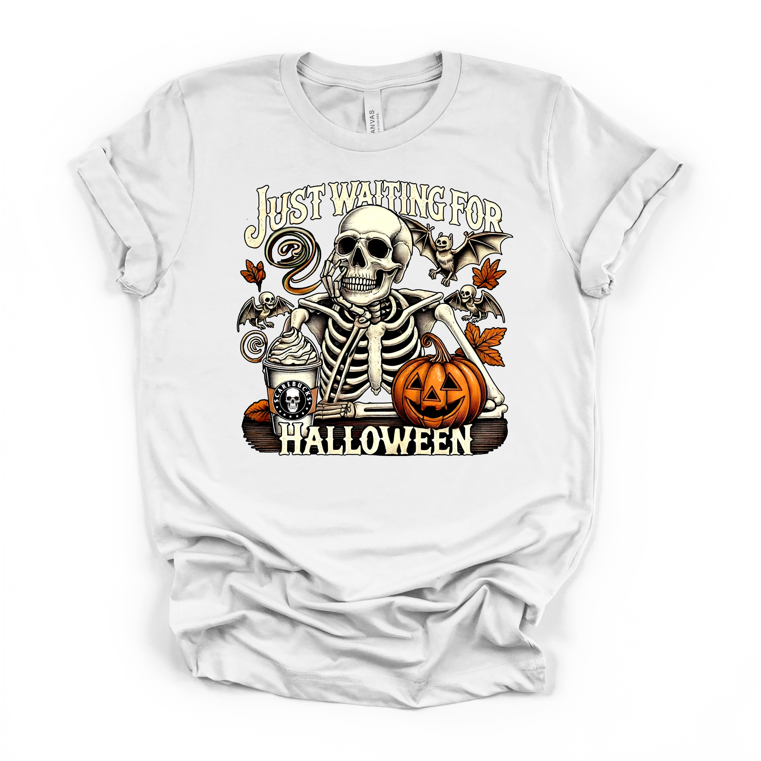 Just Waiting On Halloween T Shirt