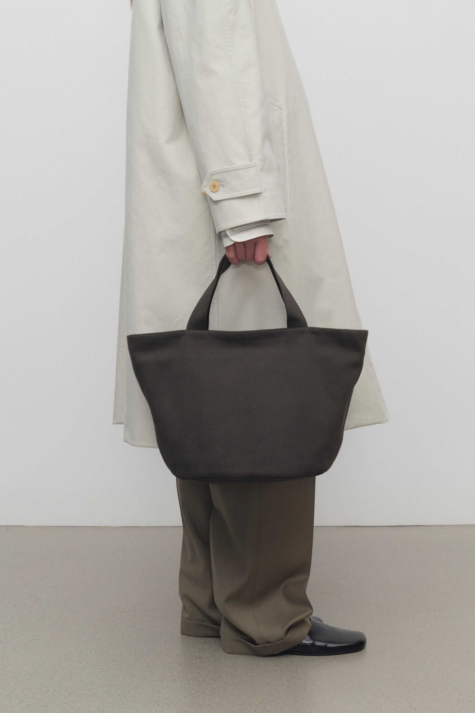 Sisal Tote Bag in Cotton Canvas