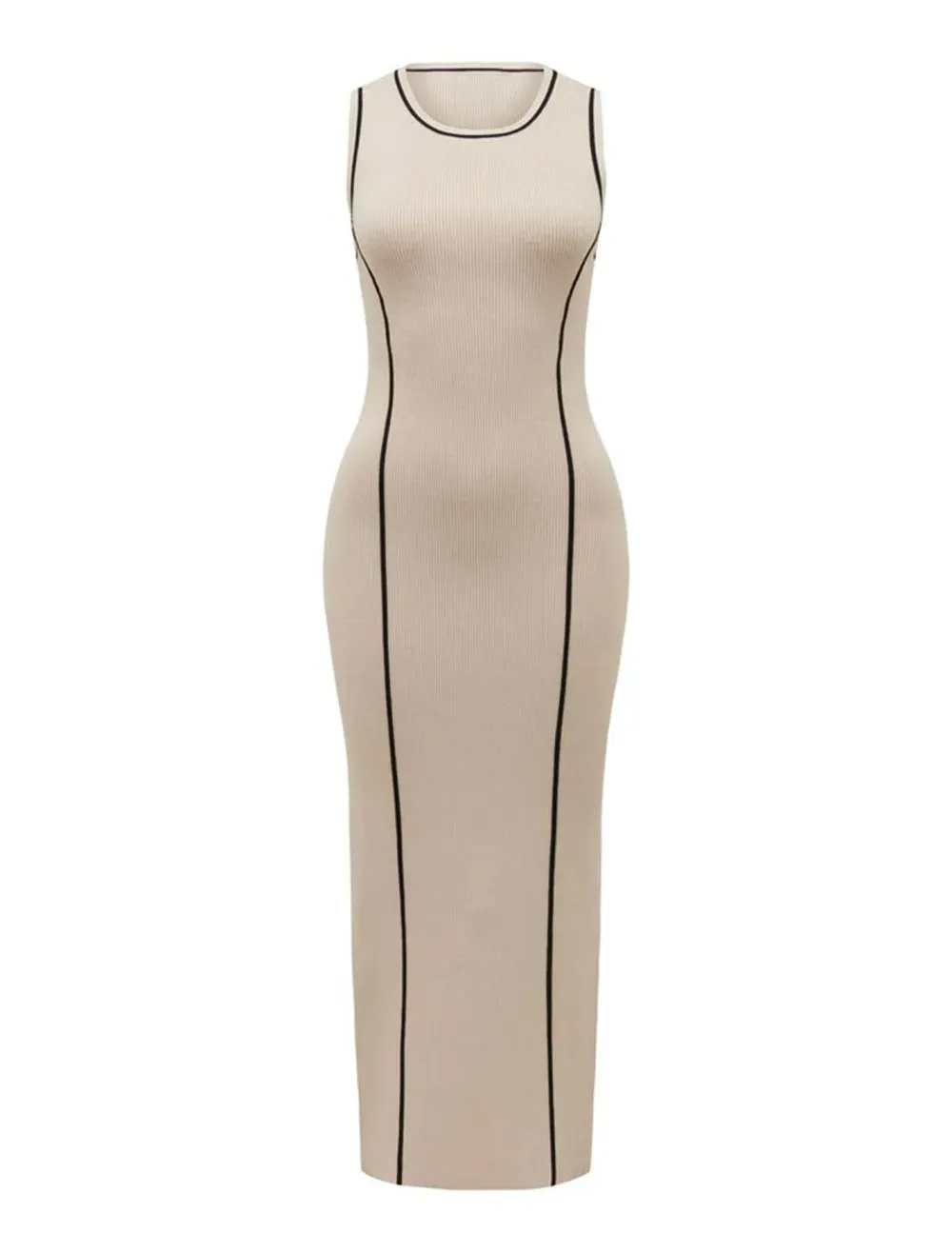 Tipped Midi Dress