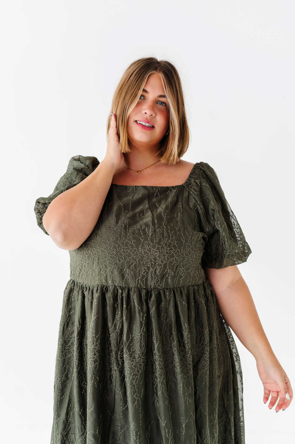 Blythe Embroidered Dress - Size 1XL, 2XL, & 3XL Left