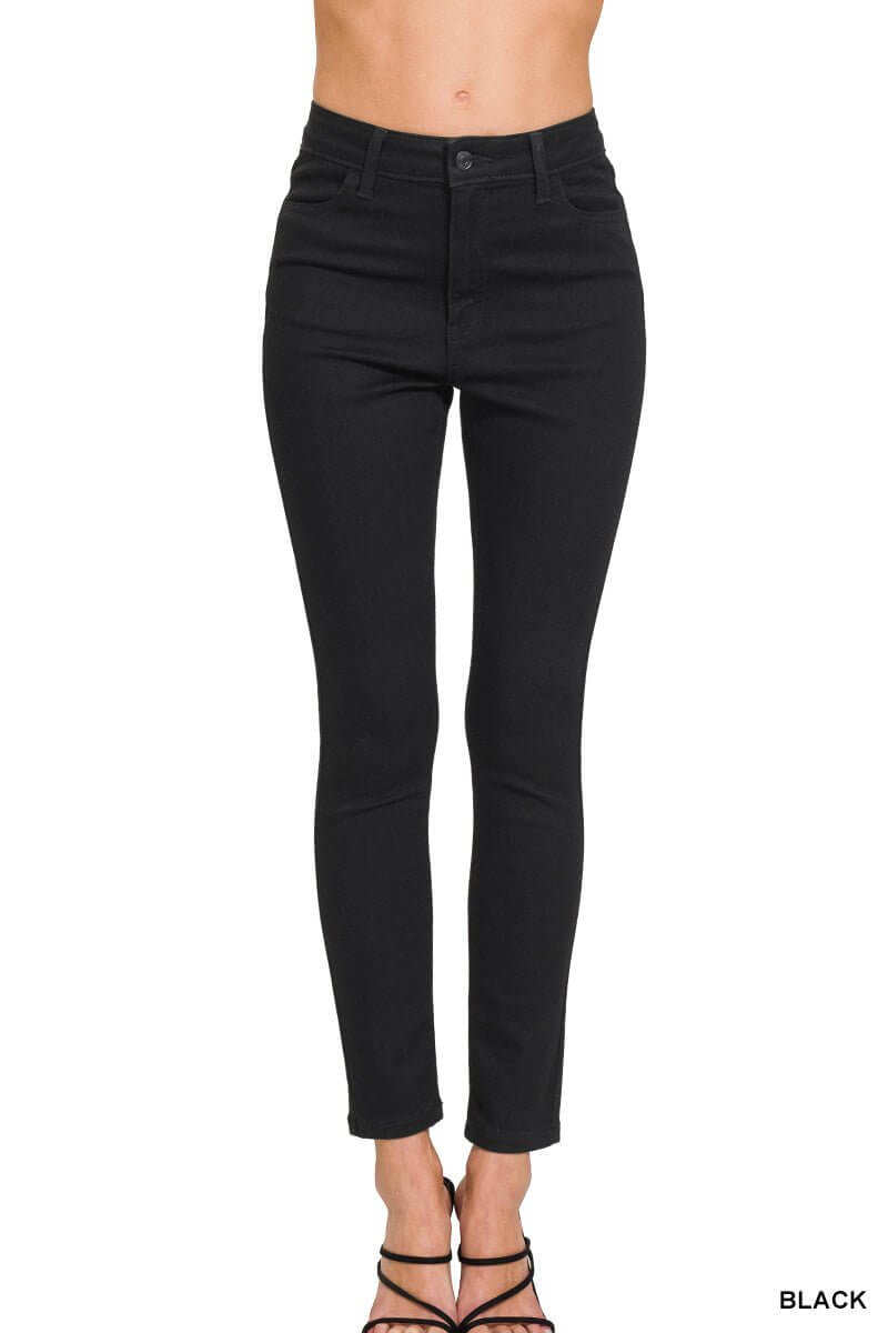 Black High Rise Skinny Jean