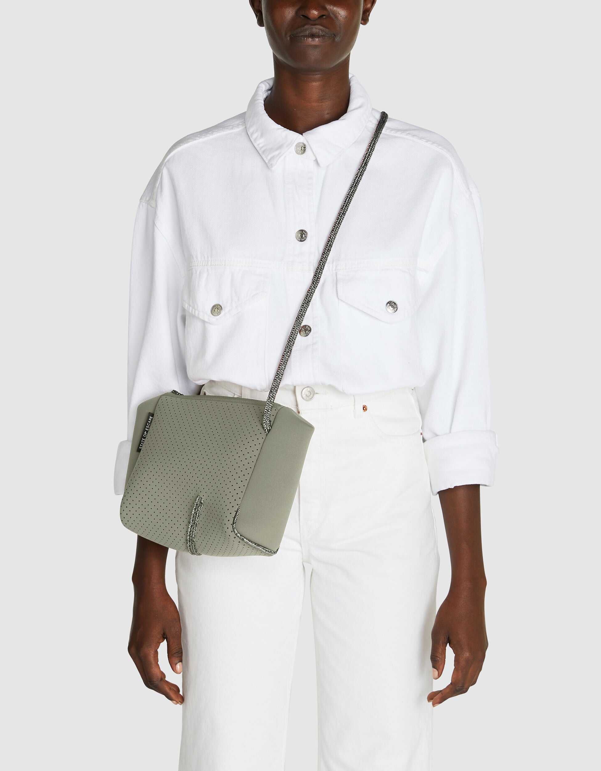 Festival crossbody in sage green