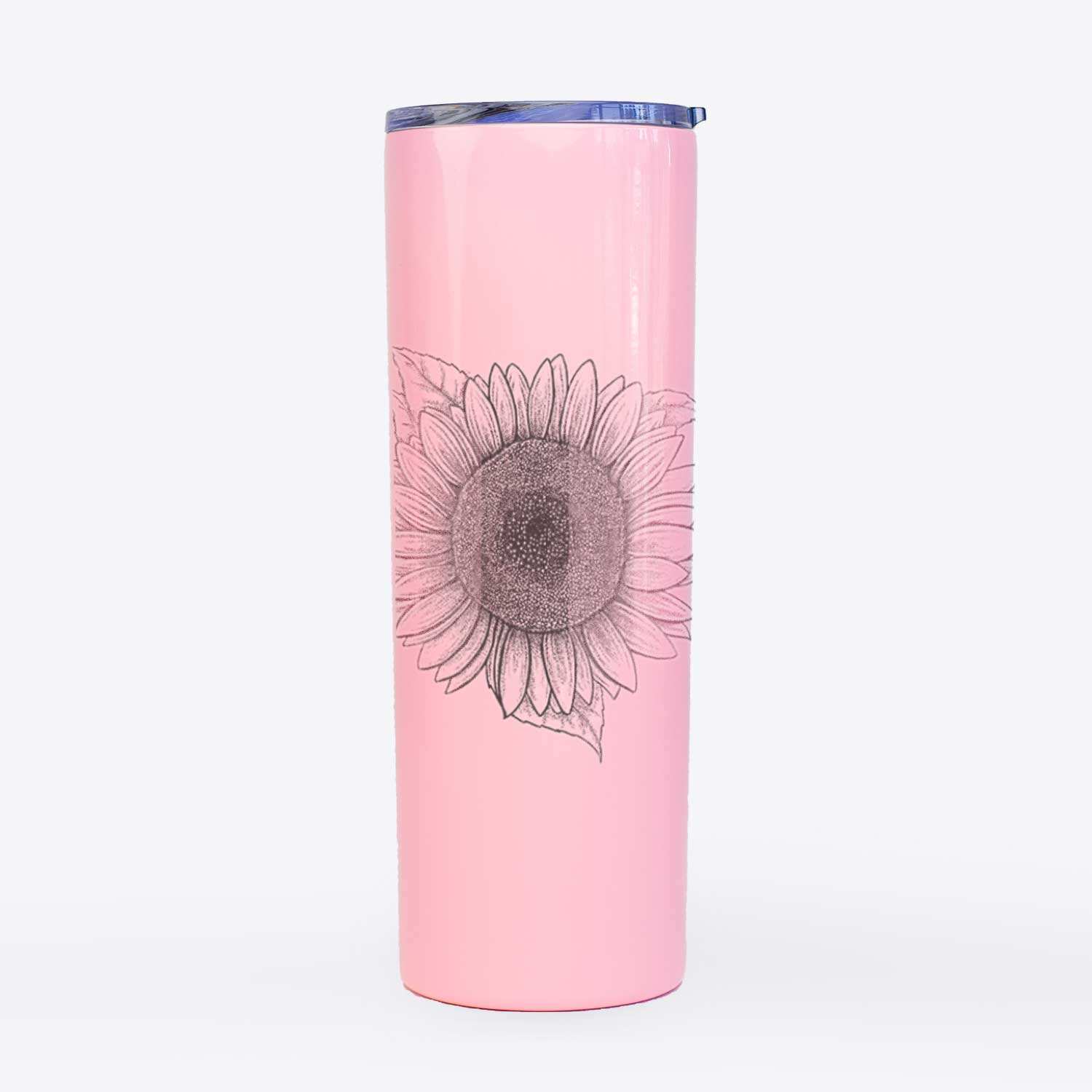 Lemon Queen Sunflower - Helianthus Annuus - 20oz Skinny Tumbler
