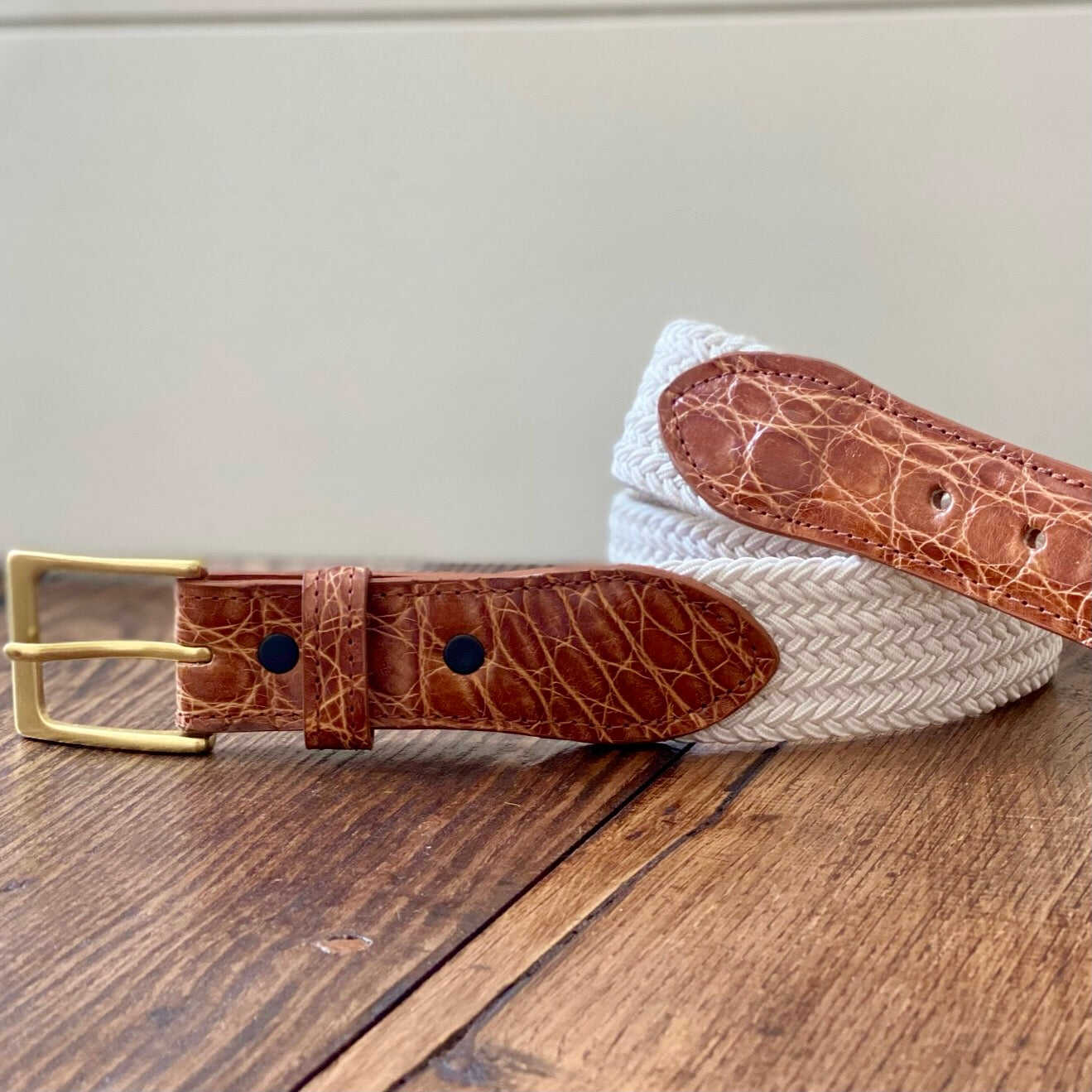 The Stretch Belt, White
