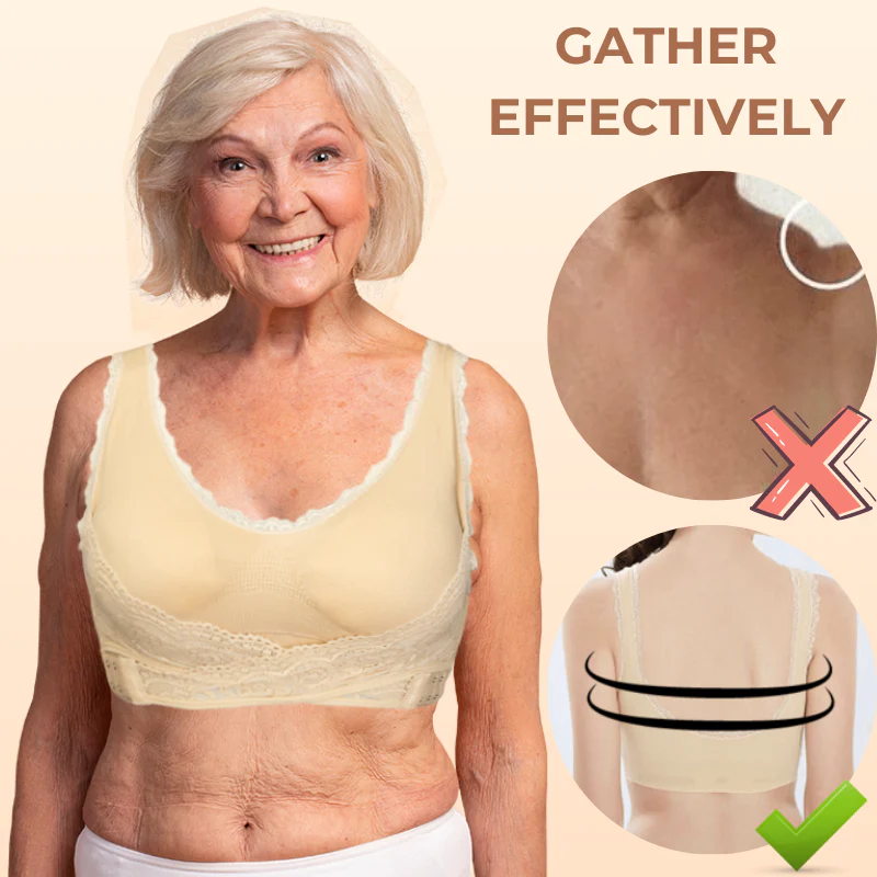 LAST DAY SALE 49% OFF - Comfy Corset Bra Front Cross Side Buckle Lace Bras