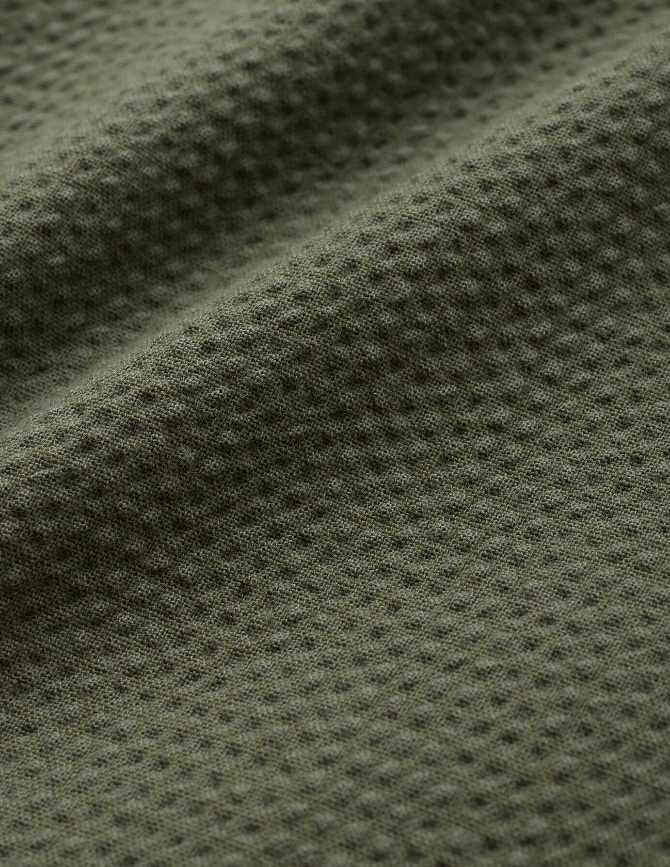 Seersucker Short Sleeve Shirt Clover Green