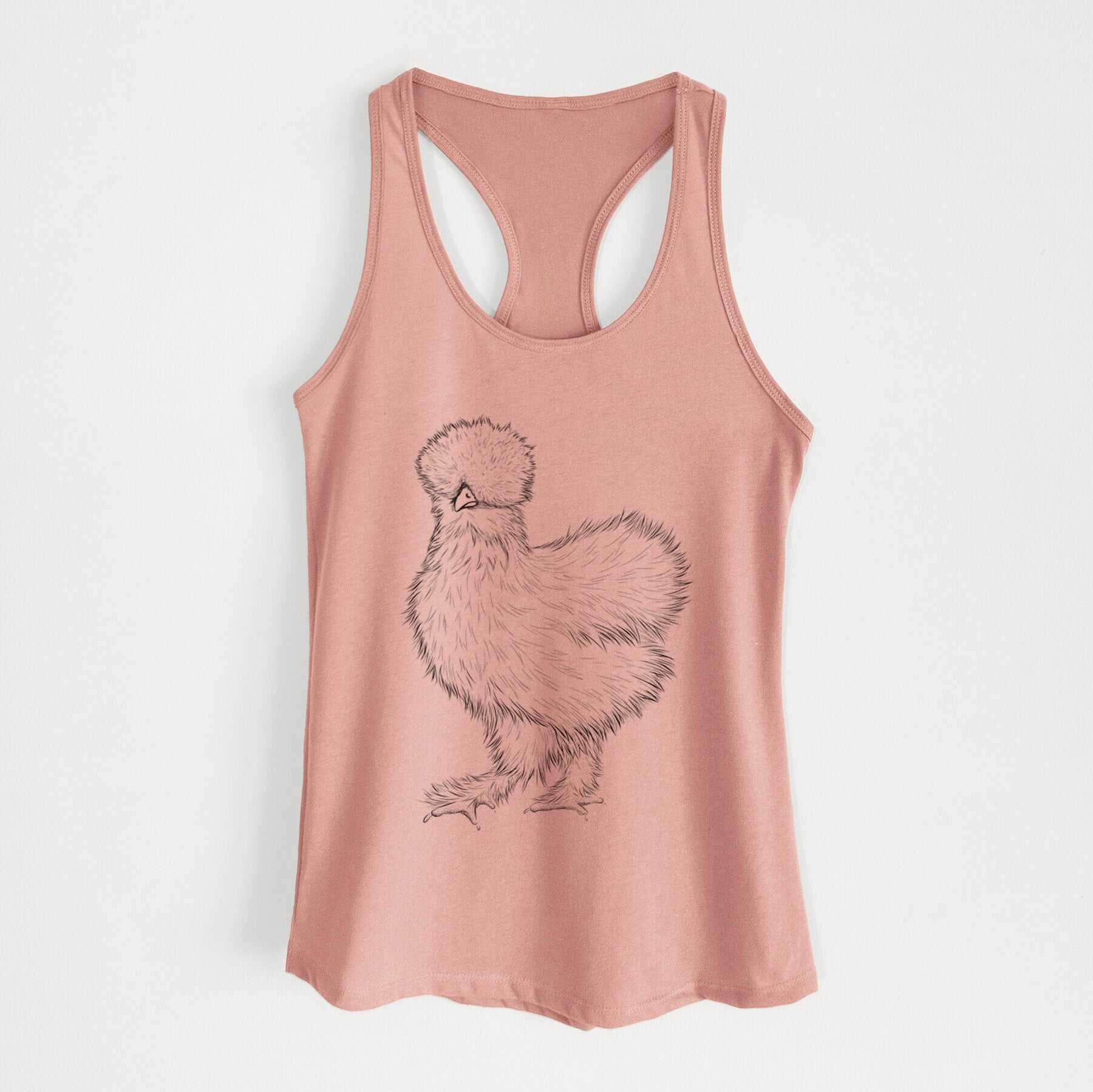 Silkie Chicken - Women's Racerback Tanktop
