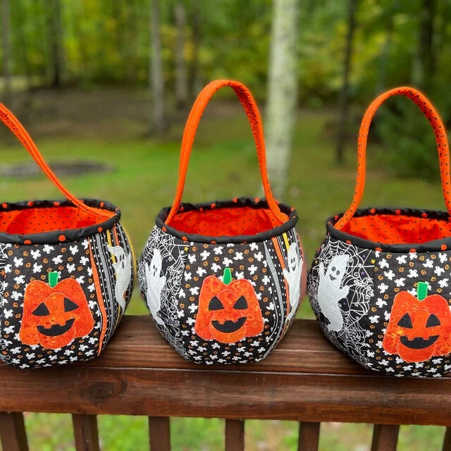 Halloween Trick or Treat Basket Template Set-With Instructions