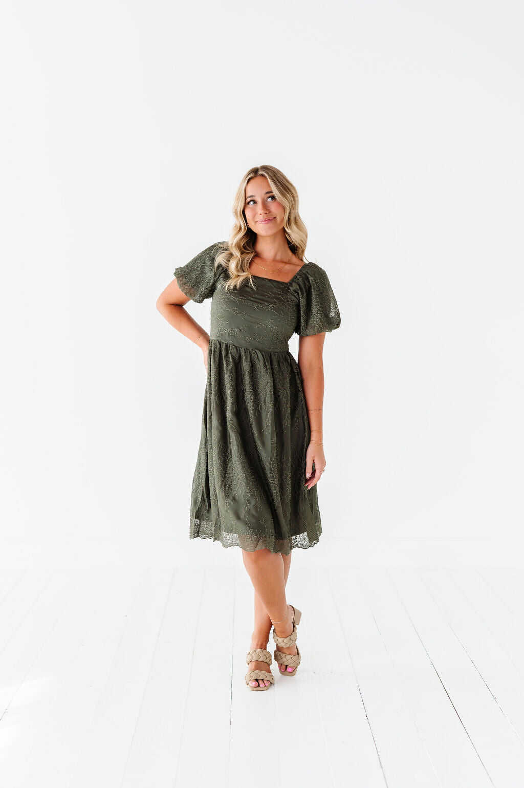 Blythe Embroidered Dress - Size 1XL, 2XL, & 3XL Left