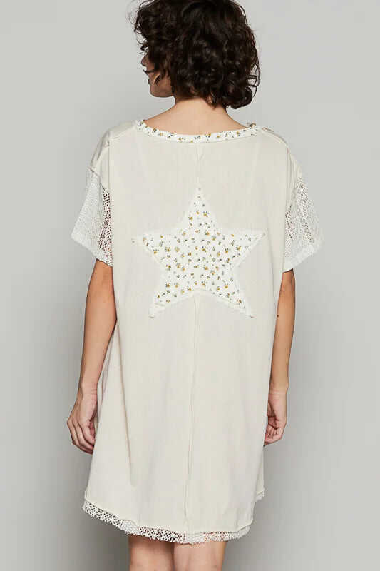 POL Star High Low Shirt Dress (2 COLORS!) FINAL SALE