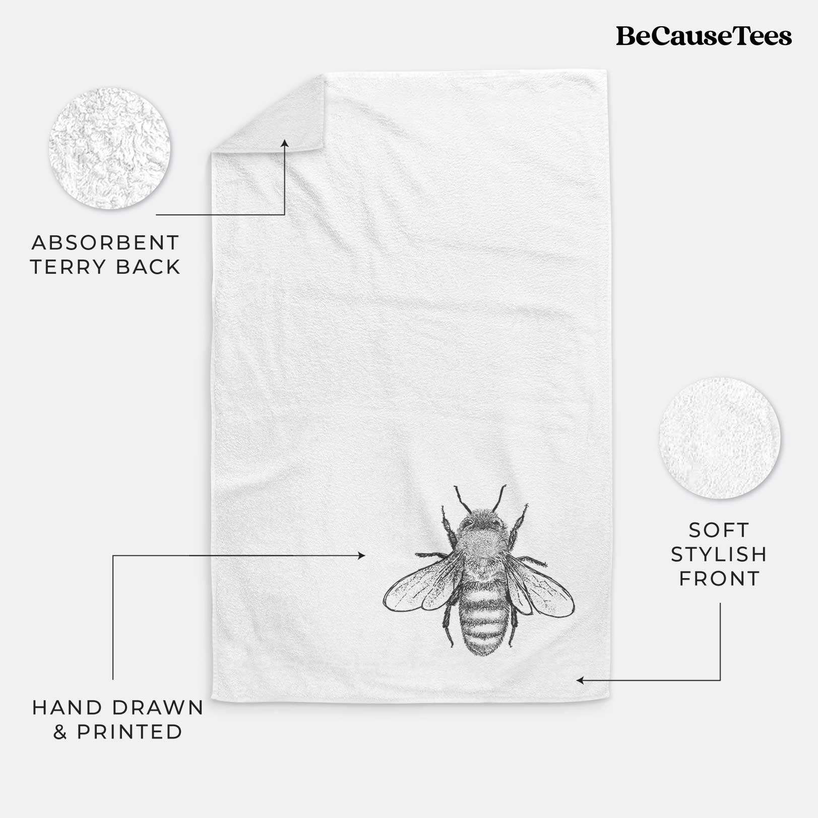 Honey Bee Premium Decorative Hand Towel