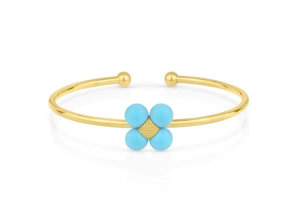 Paul Morelli Turquoise Sequence Cuff Bangle