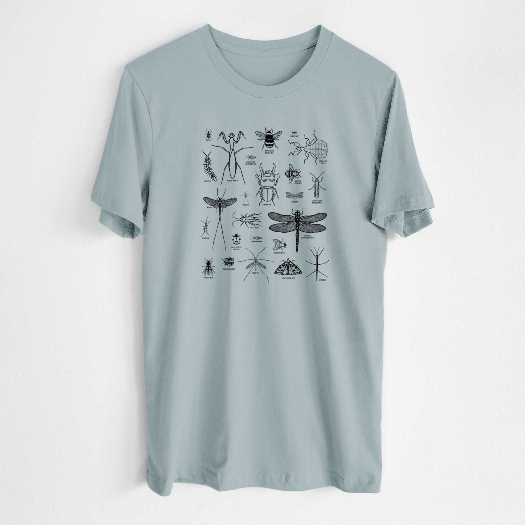 Chart of Arthropods/Insects - Lightweight 100% Cotton Unisex Crewneck