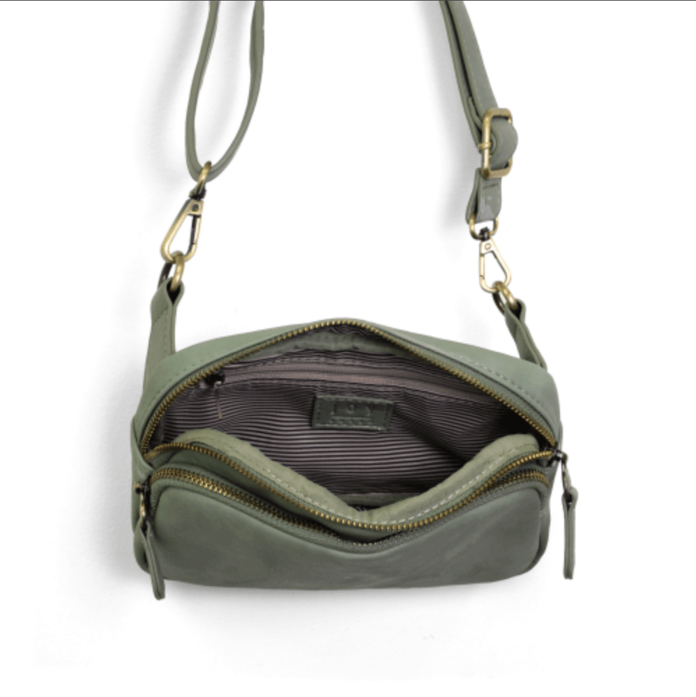 Kylie Double Zip Sling Belt Bag