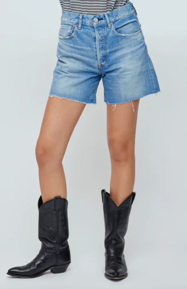 Moussy Harbeson Shorts in Blue