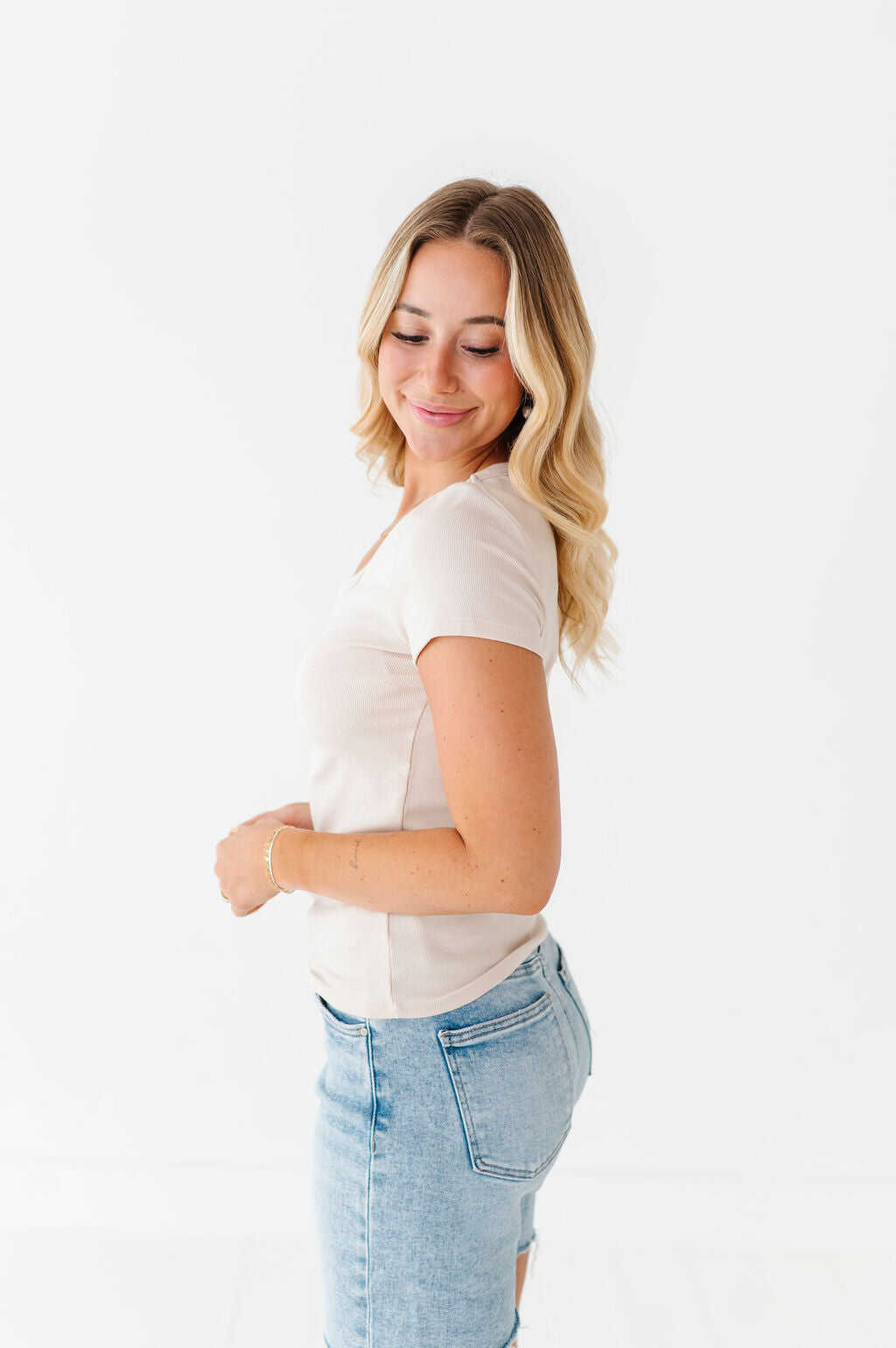 Emerson Top in Cream