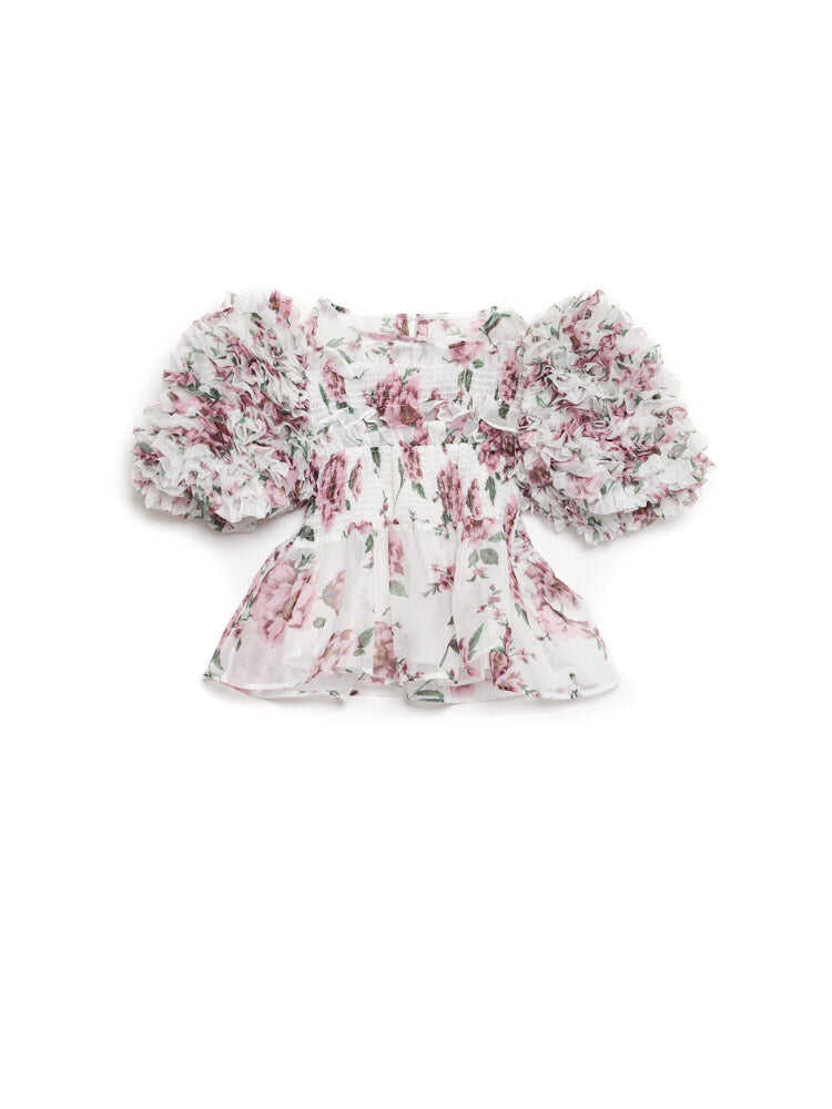 <b>DREAM</b> Alma Floral Ruffles Top