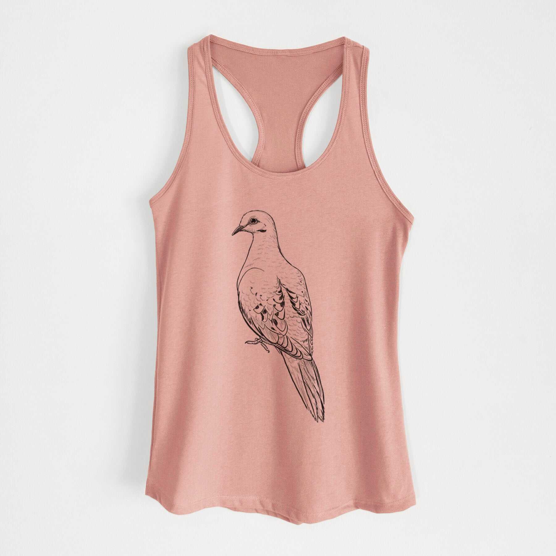 Mourning Dove - Zenaida macroura - Women's Racerback Tanktop