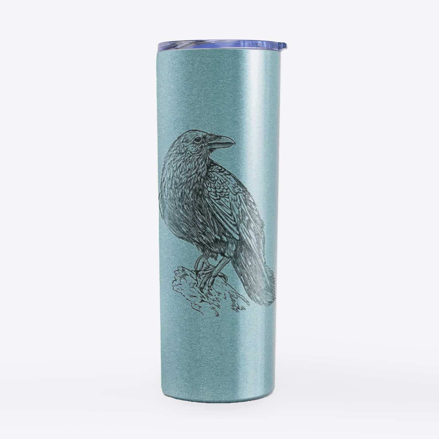 Common Raven - Corvus corax - 20oz Skinny Tumbler