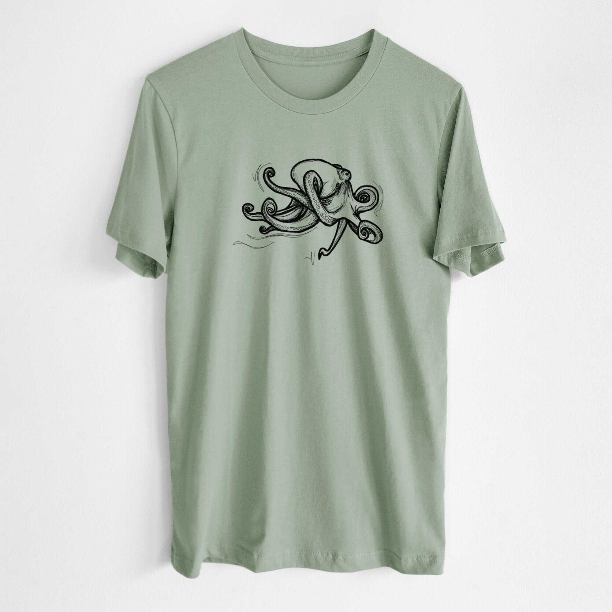 Giant Pacific Octopus - Lightweight 100% Cotton Unisex Crewneck