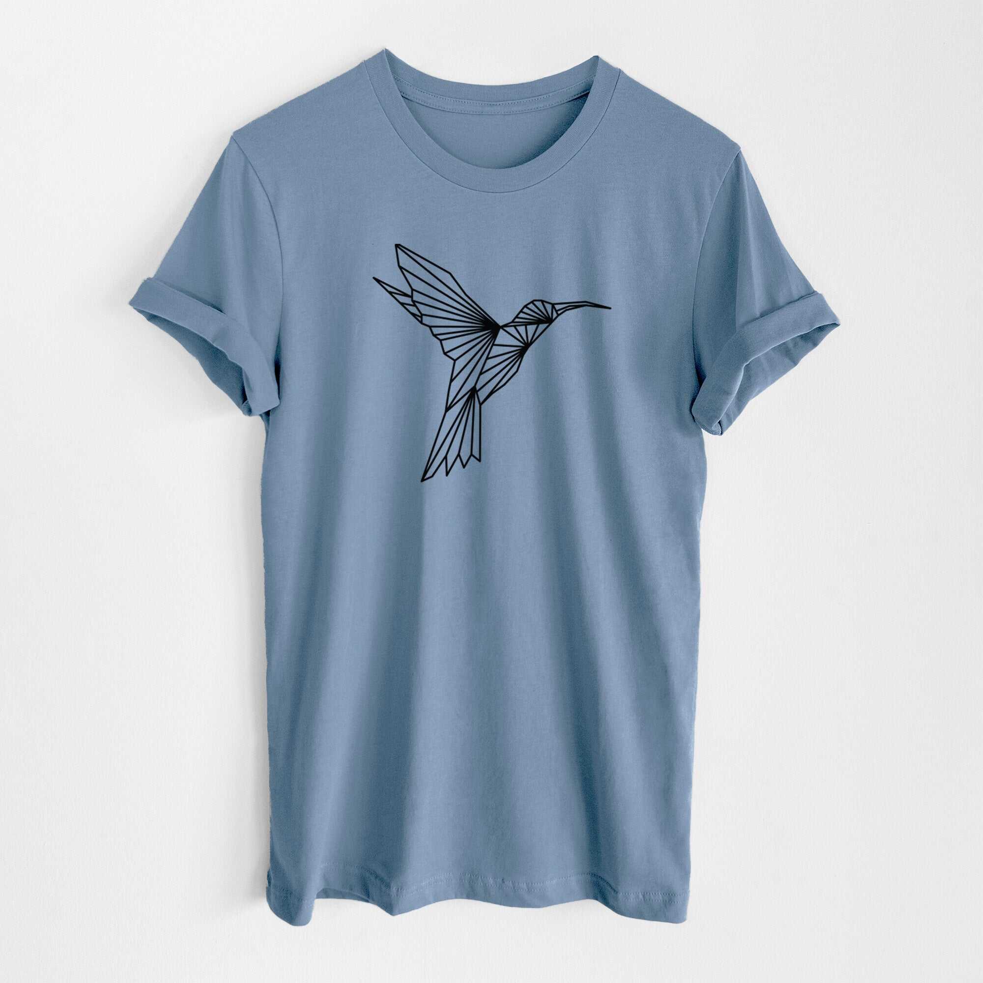 Geometric Hummingbird - Lightweight 100% Cotton Unisex Crewneck