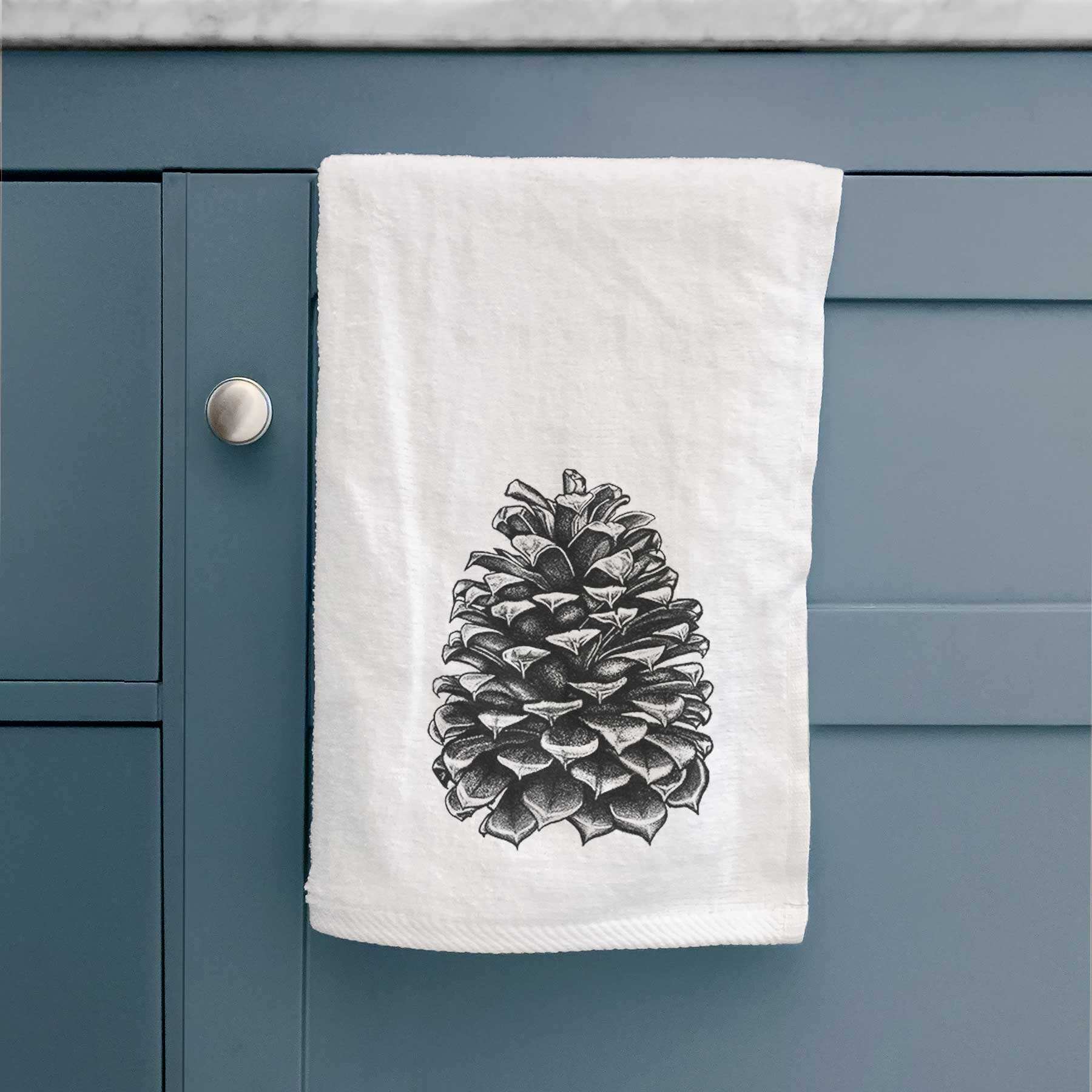 Jeffrey Pine Cone Premium Decorative Hand Towel