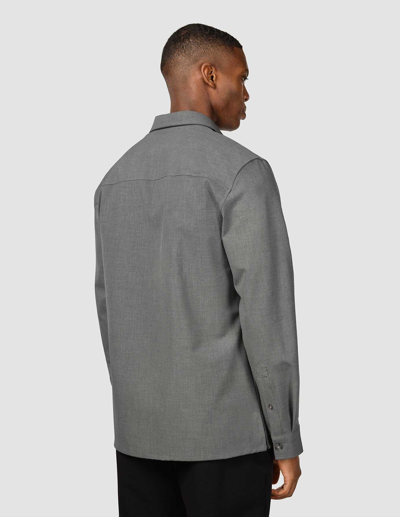 Essential Overshirt Cloud Grey