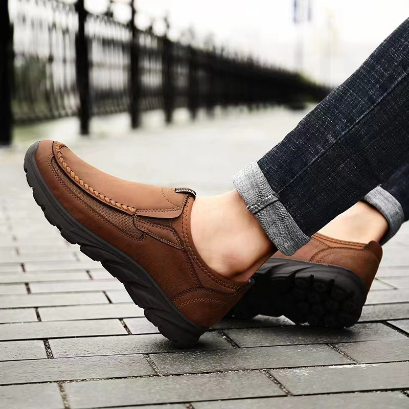 (⏰Clearance Sale)Men's Comfortable Orthopedic Shoes Arch Support Waterproof Lightweight Loafers