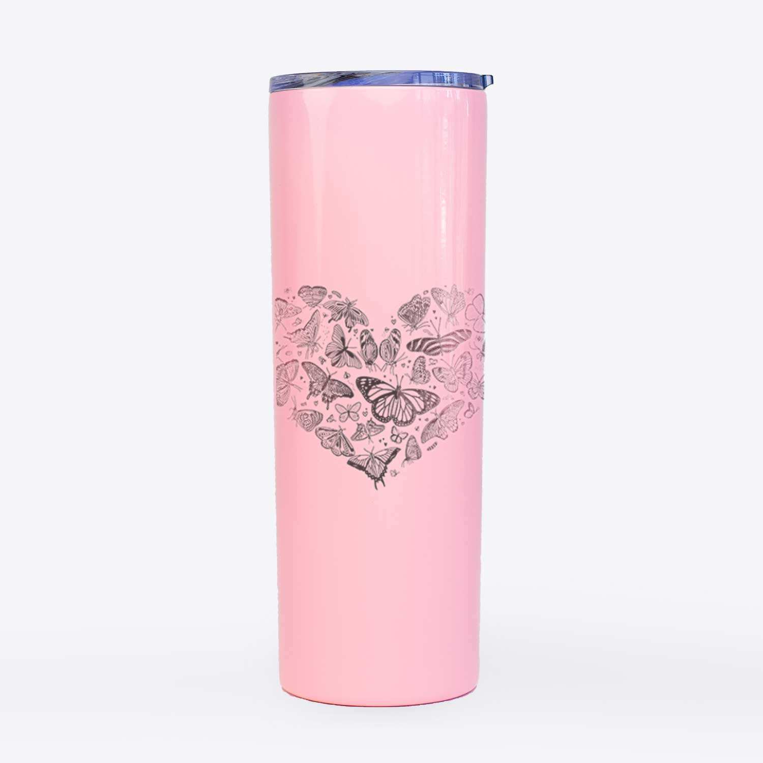 Heart Full of Butterflies - 20oz Skinny Tumbler