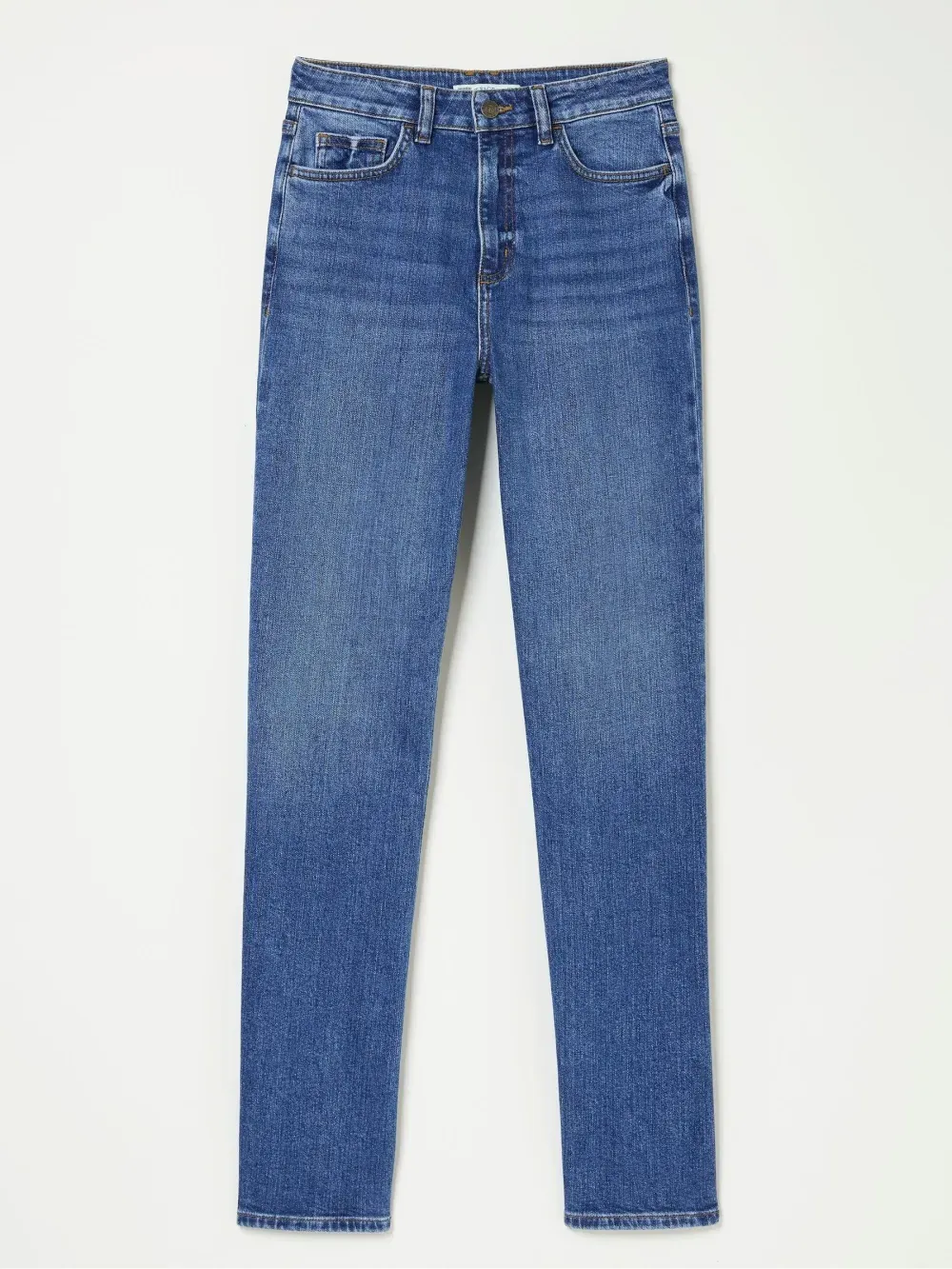 Blue Denim Comfort Straight Jeans