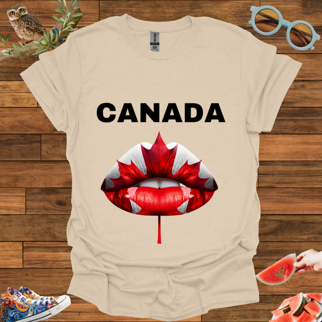 ZCKBDCanada lip T-Shirt