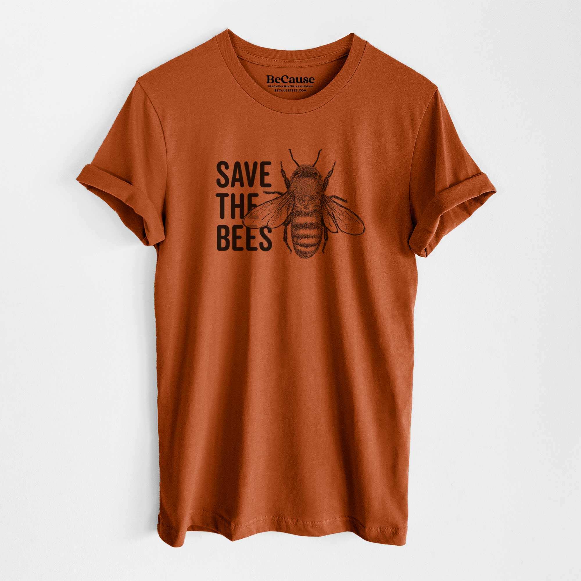 Save the Bees - Lightweight 100% Cotton Unisex Crewneck