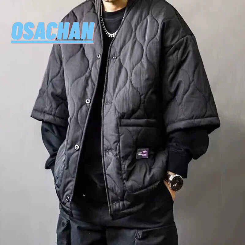 COLLARLESS HALF SLEEVED BOMBER