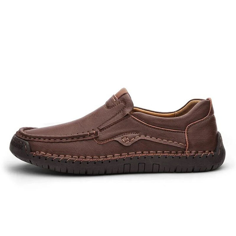 Men's Hand-Stitched Slip-On Orthopedic Leather Shoes Loafers