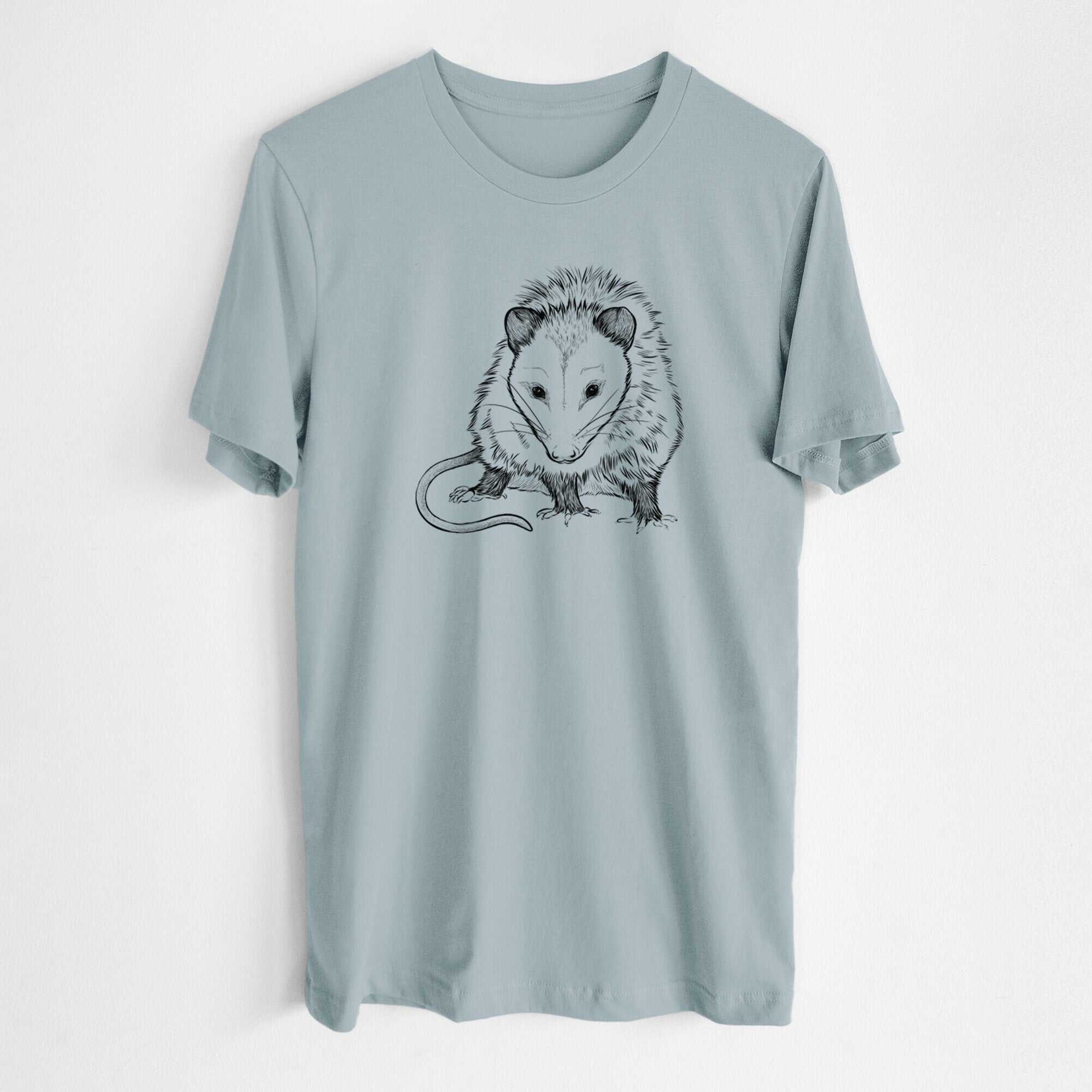 Virginia Opossum - Didelphis virginiana - Lightweight 100% Cotton Unisex Crewneck