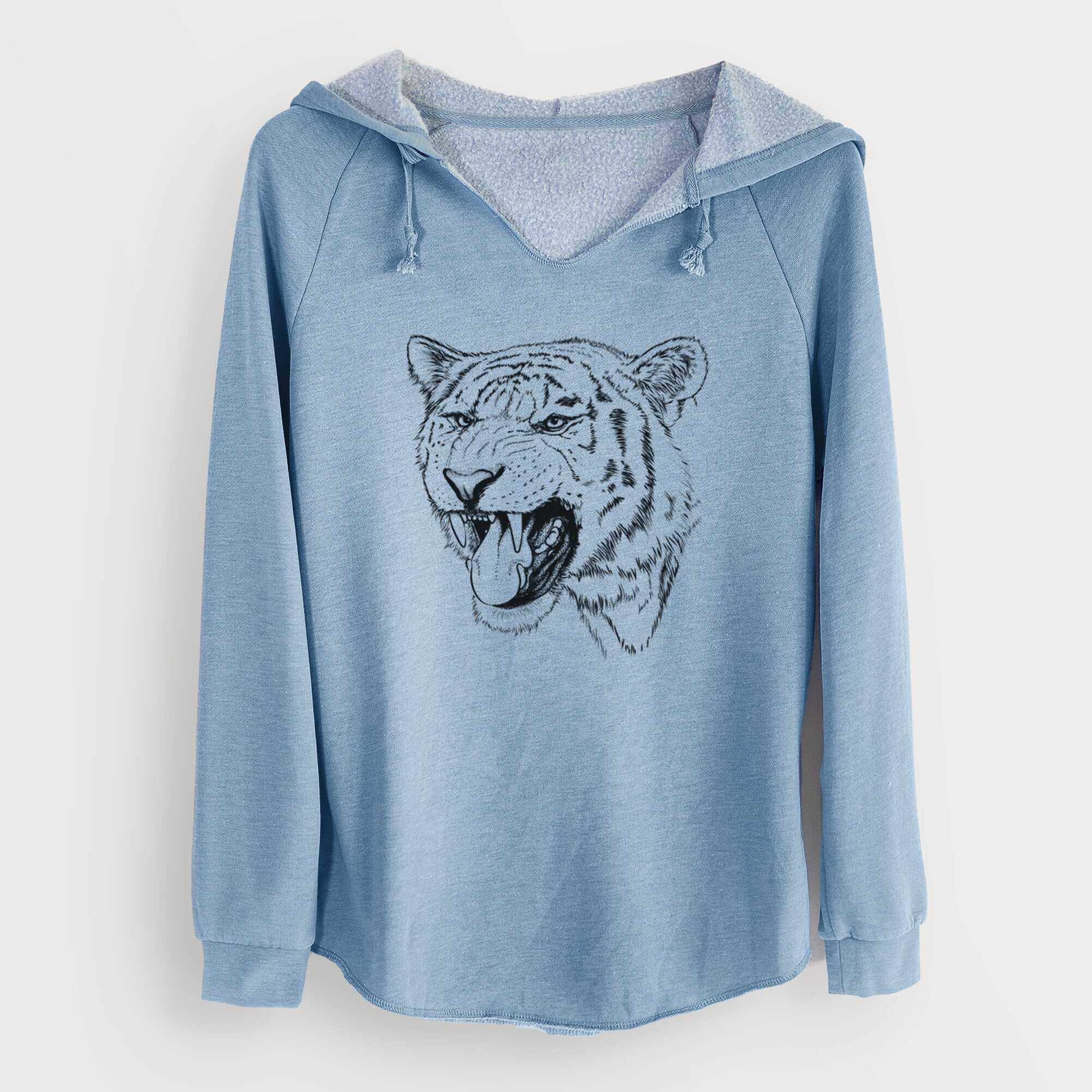 Siberian Tiger - Panthera tigris altaica - Cali Wave Hooded Sweatshirt