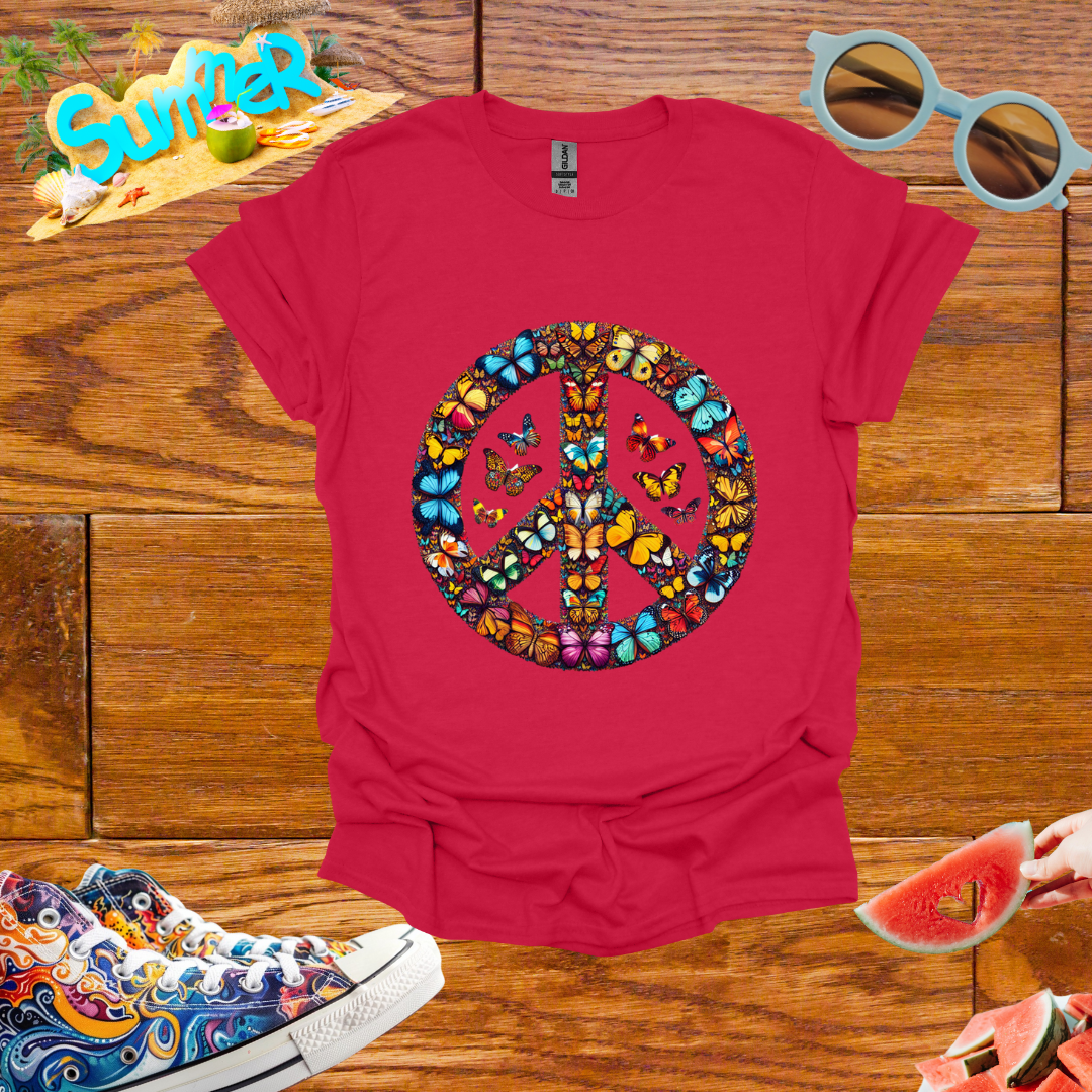 ZCKBDButterfly Peace T-Shirt