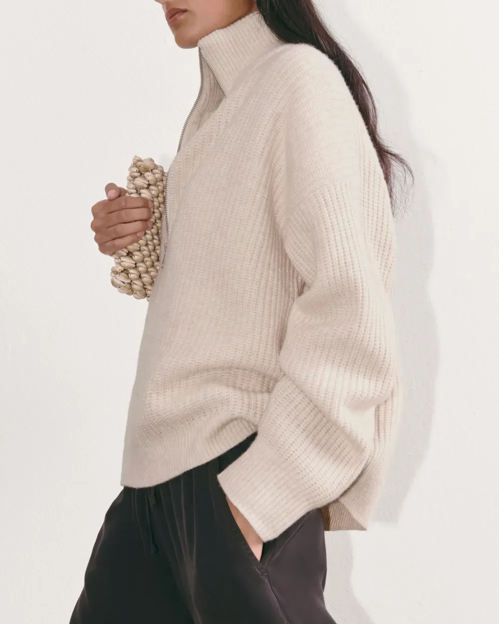The Half-Zip Sweater in Luxe Merino