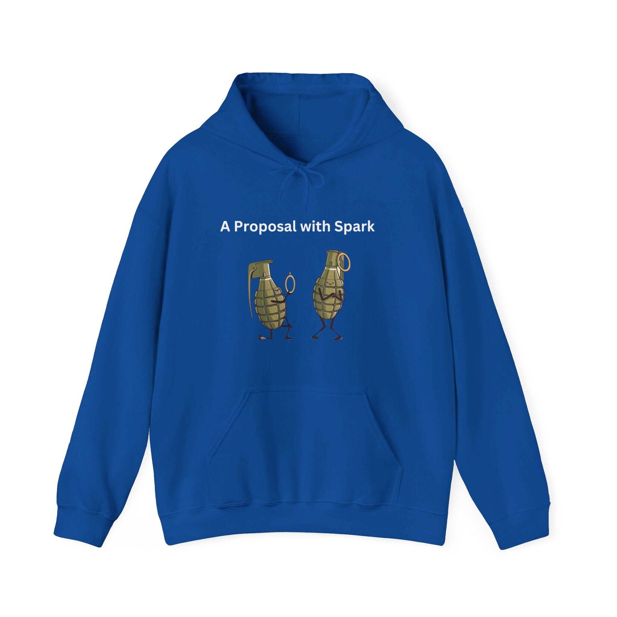 ZCKBDA Proposal with Spark. Unisex Heavy Blend™ Hooded Sweatshirt