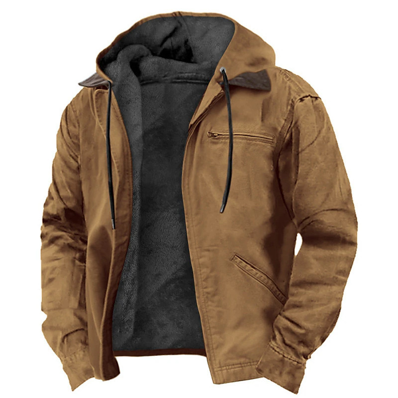 Colorful Hooded Cotton-Padded Jacket